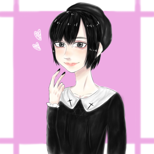 ネッ友ちゃん描いてみた