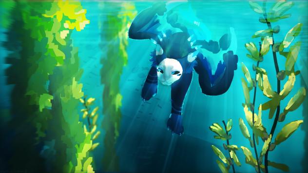 ☘️🦦#1 Old art contest submission!🌊☘️