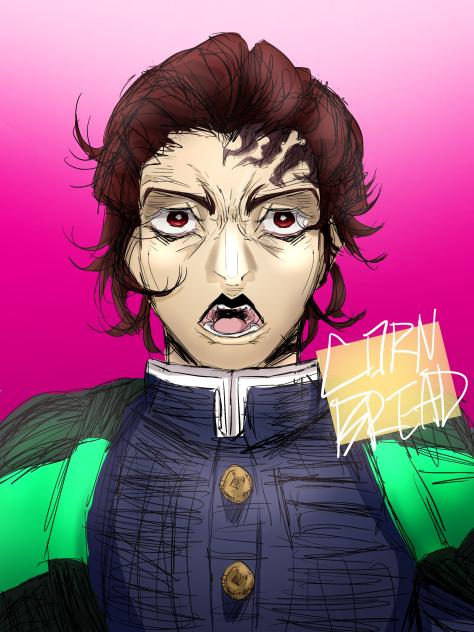 Tanjiro colored sketch