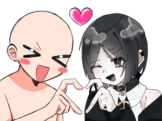 ハート合作！
