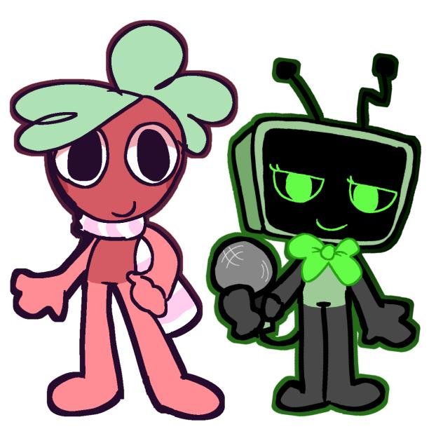 vee and sprout  🤨