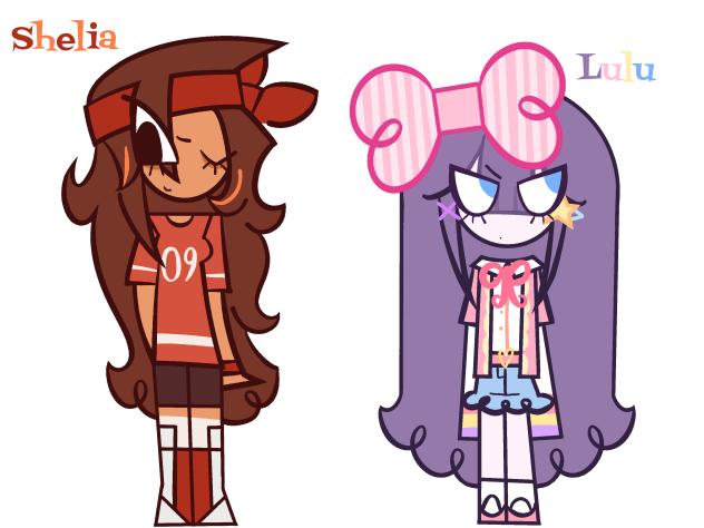 My ocs, Shelia and Lulu!!