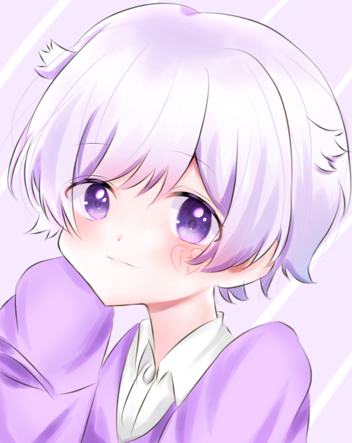 お顔〜