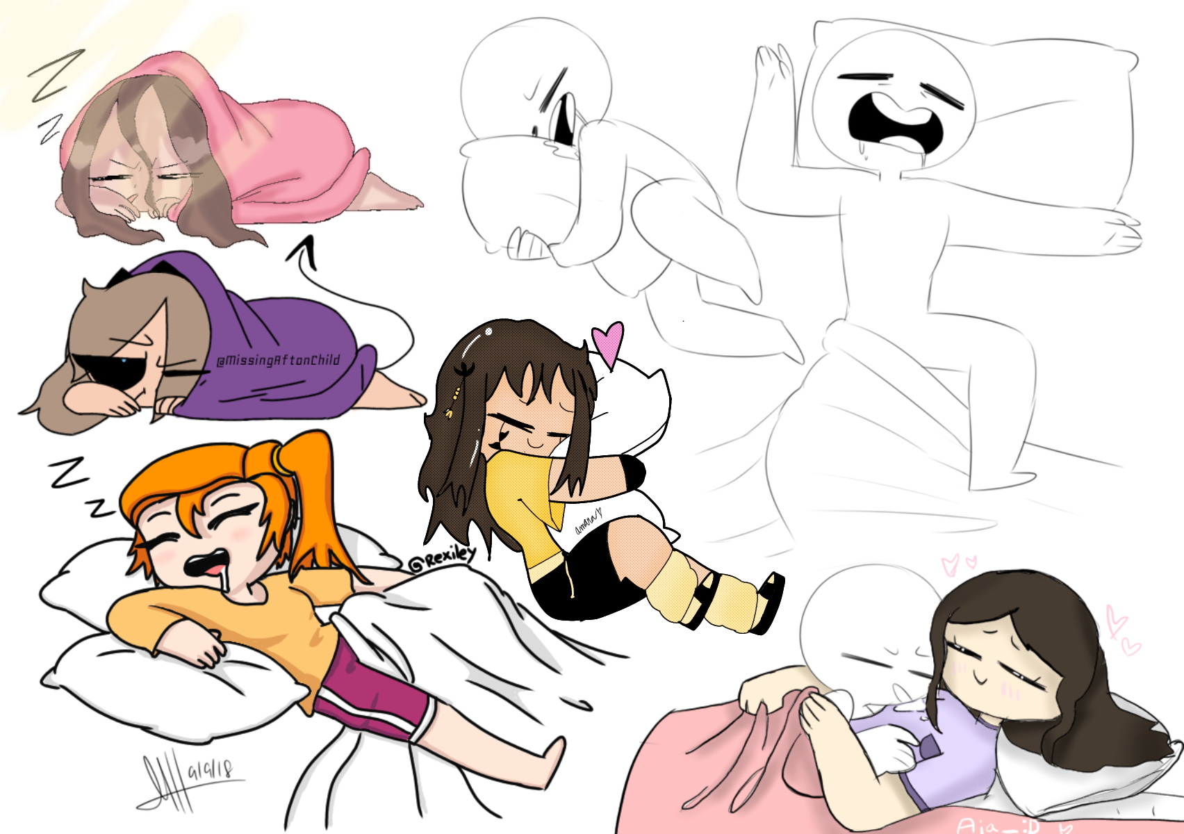 Sleep collab - ibisPaint
