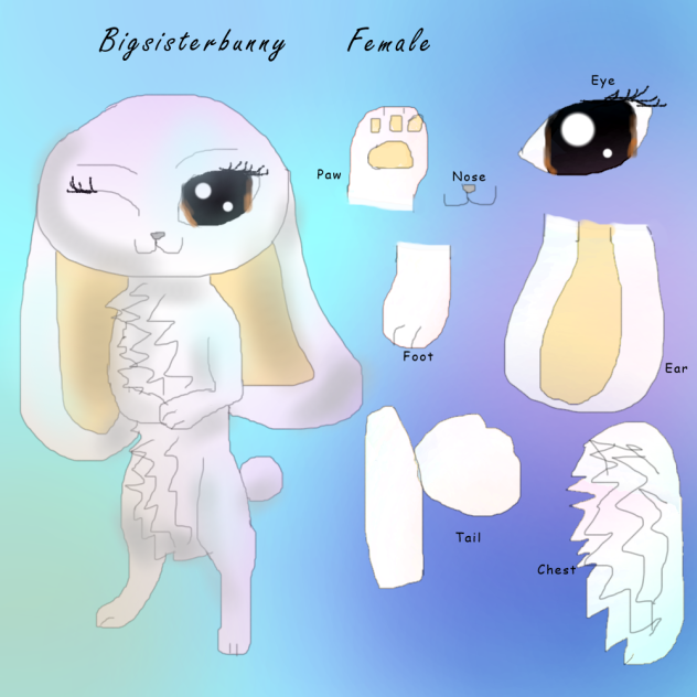Bigsisterbunny refs - ibisPaint