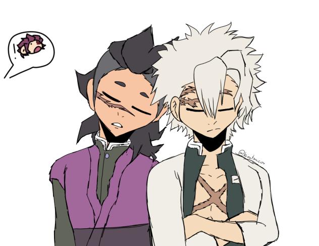 Genya and Sanemi napping