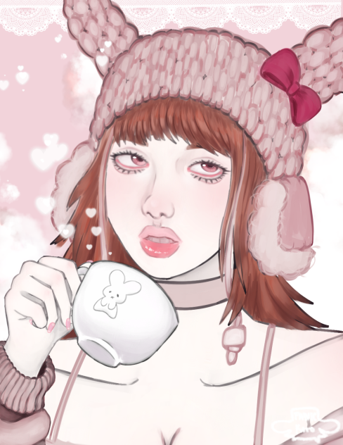 milk tea💮