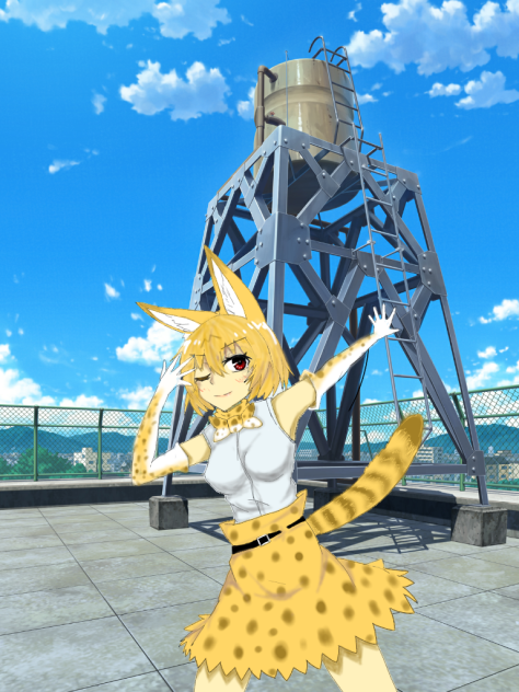 けものフレンズ G堕天使サーバルちゃん Ibispaint