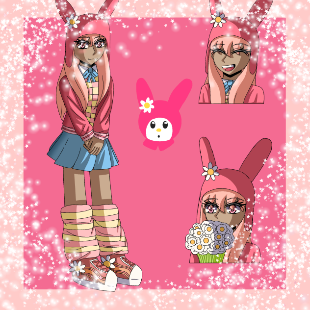 Sanrio Characters as humans. My Melody