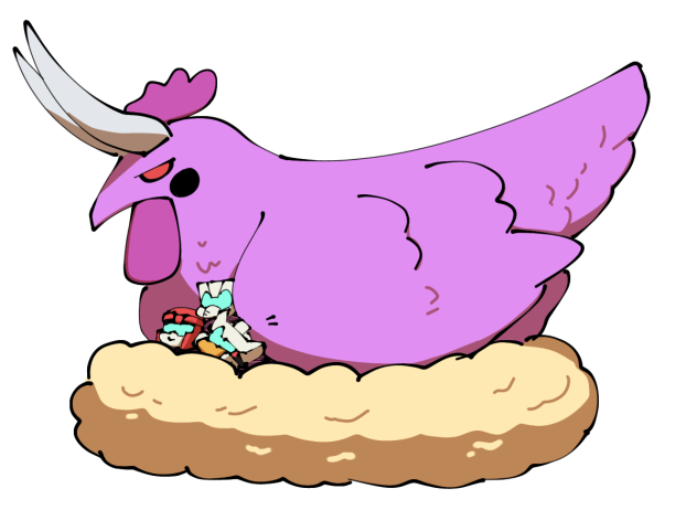 Hen and Minis