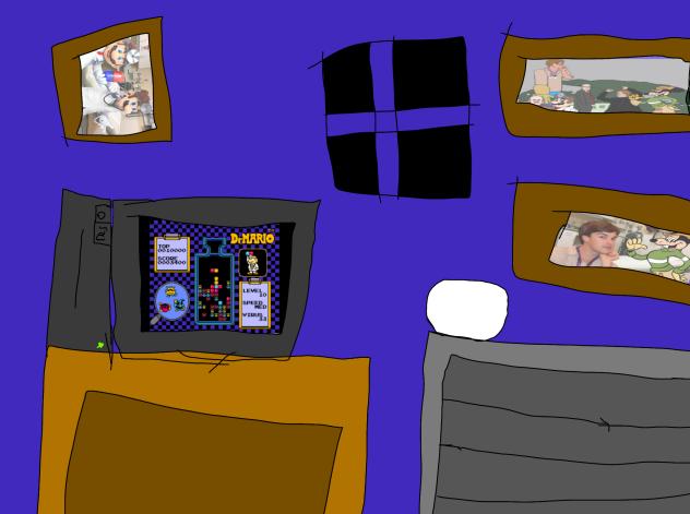 Dr. Mario's room it's also his office