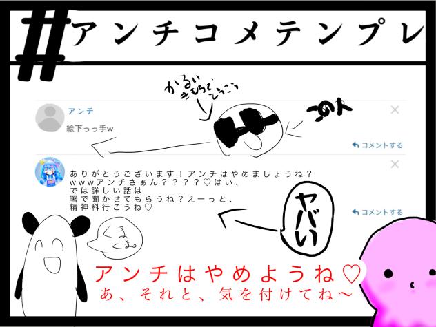 アンチコメテンプレ
