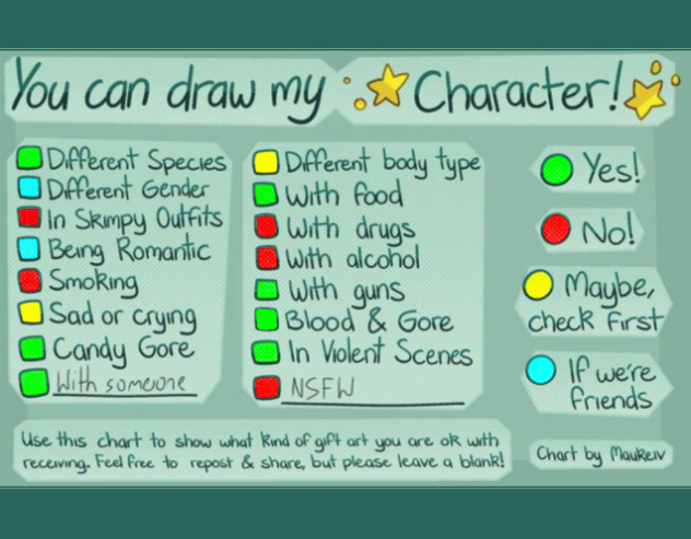 You can draw my OC...
