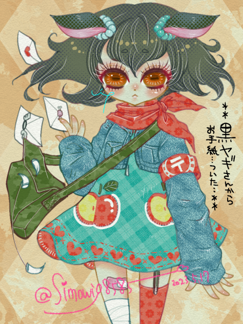 黒ヤギですっお手紙どうぞっ💌🐐✨❤️.