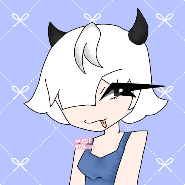 A cute lil demon girl ♥️