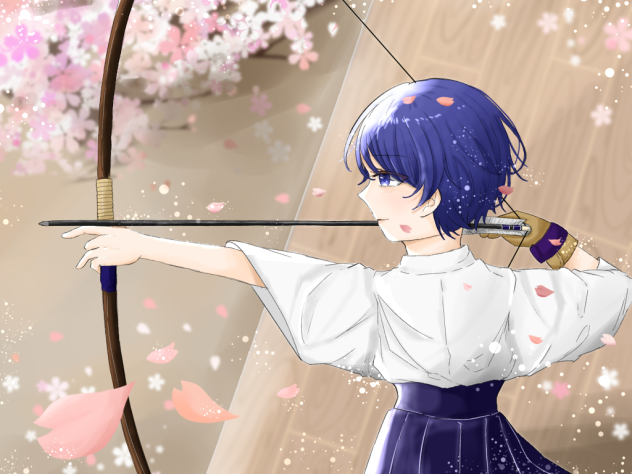 弓道部だった世界線のいふくん🤪💙