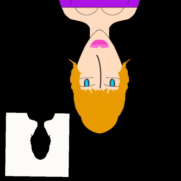 Upside down