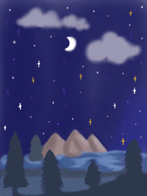 Night SKY - ibisPaint