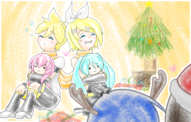 静かな暖かいクリスマスの夜