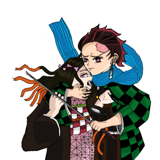 Tanjiro and Nezuko