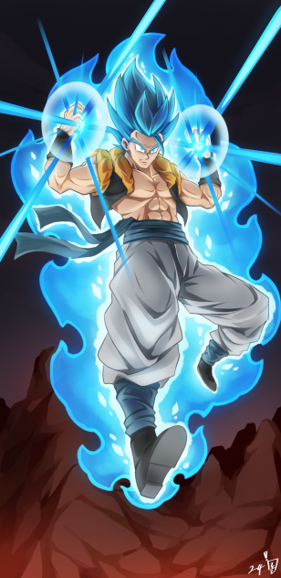 [DBS] 오지터(초사이어인 갓SS) 1 - ibisPaint