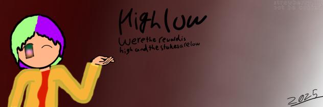 high low comicbook thing character