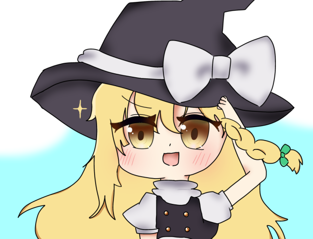 空飛ぶ魔理沙