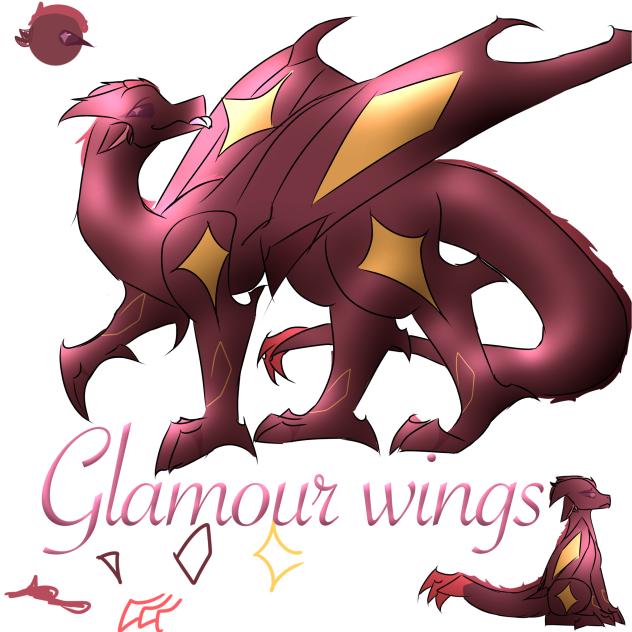 Im redesigning the dang glamorwing pt2