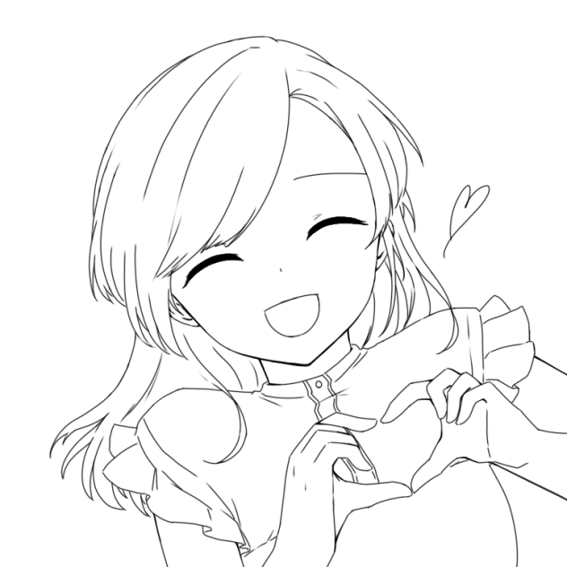 フリーアイコン塗り絵 Ibispaint