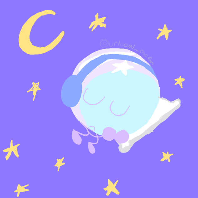 Bubble is sleeping SHHHH