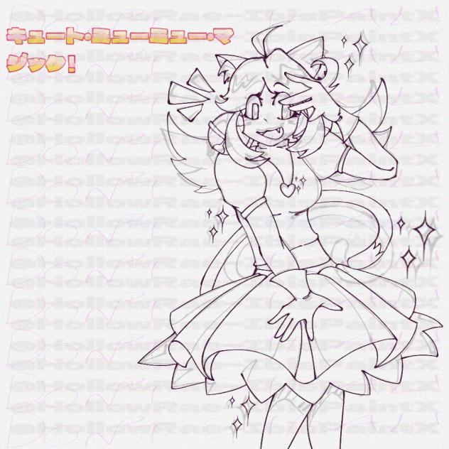 Cutie Mew Mew Magic! — Deltarune-SKETCH