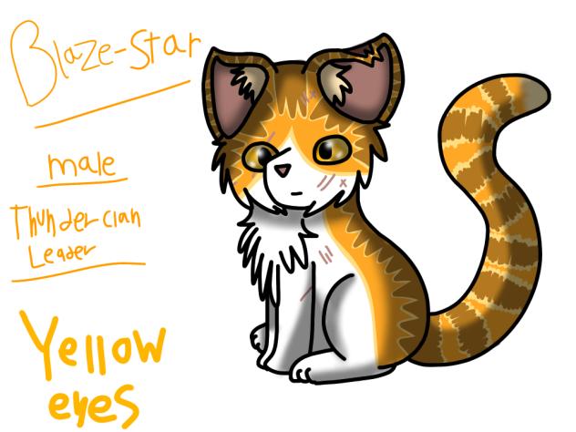 Warrior Cats. BlazeStar.