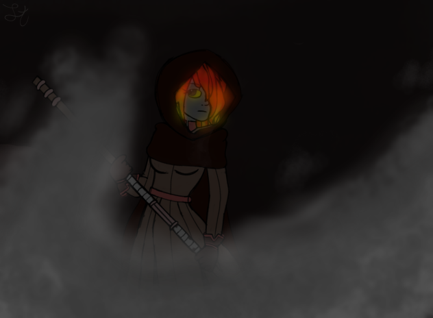 Topaz intro character art