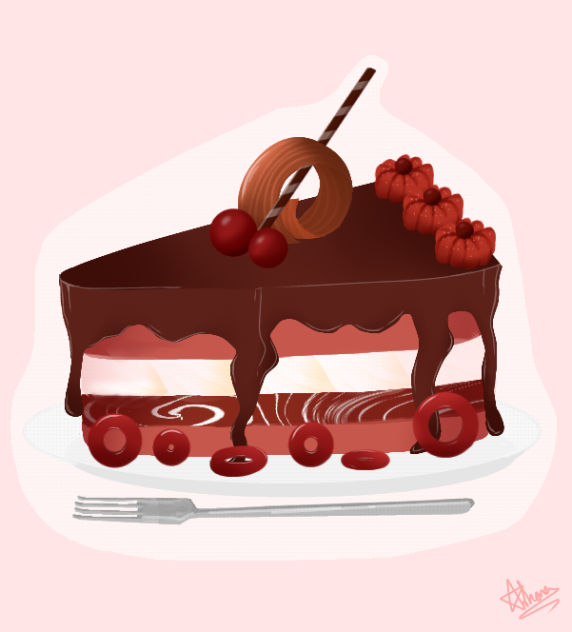 pastry cake - ibisPaint