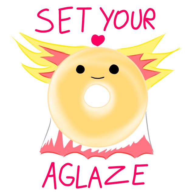 set our heart aglaze