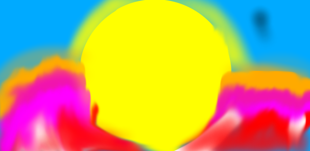 the sunset - ibisPaint