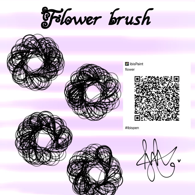 FLOWER BRUSH ibisPaint