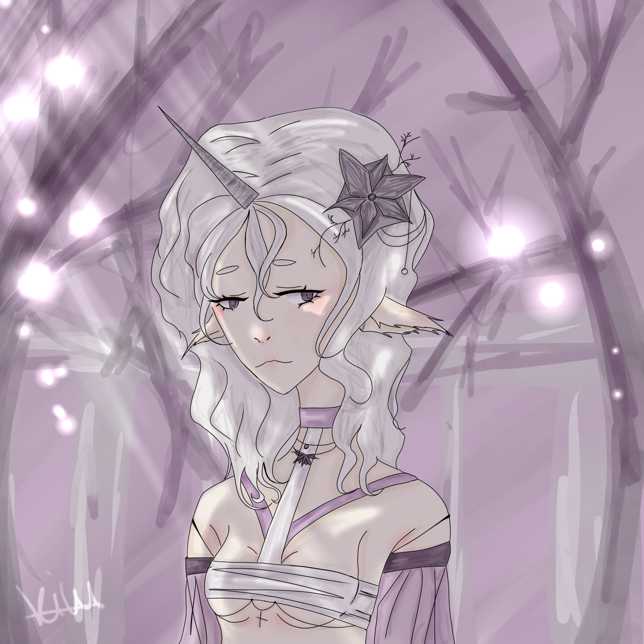 Unicorn lady - ibisPaint