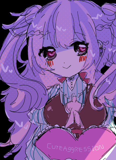 手癖で描いた女の子