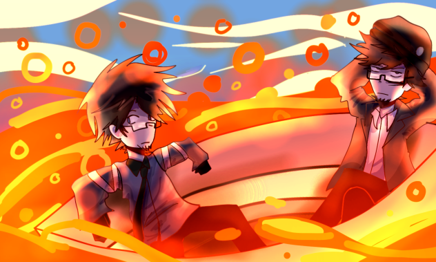 Lava pursuit with W2 and W3 (TTE AU) - ibisPaint