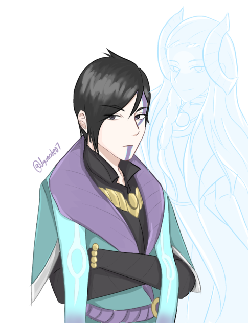 Aphelios and Alune (LoL)