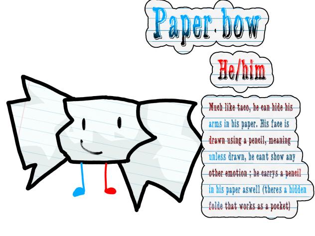 Paper bow