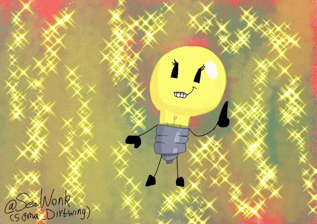 Lightbulb fanart - Inanimate Insanity