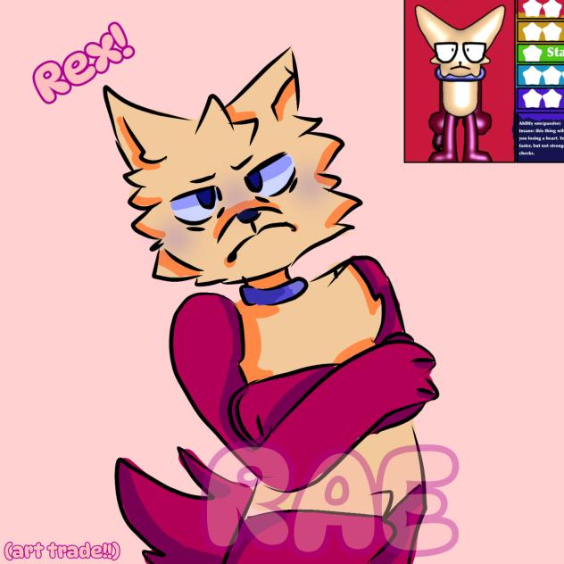 Rex! (art trade w Viv)