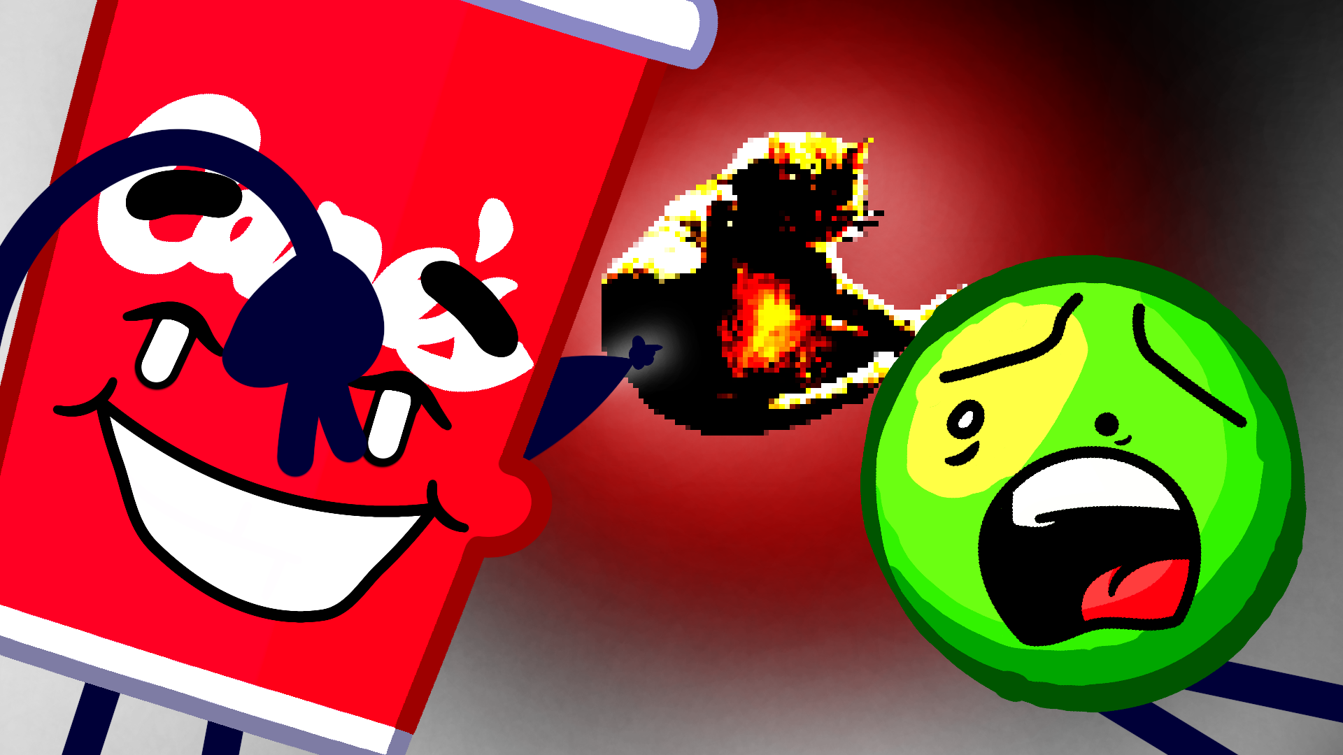 Animatic Battle 1 Thumbnail Remastered - ibisPaint