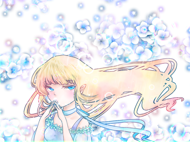 慈雨の中で