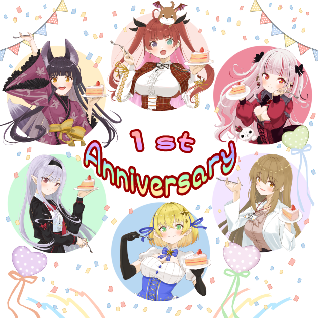 依頼イラスト「1周年」