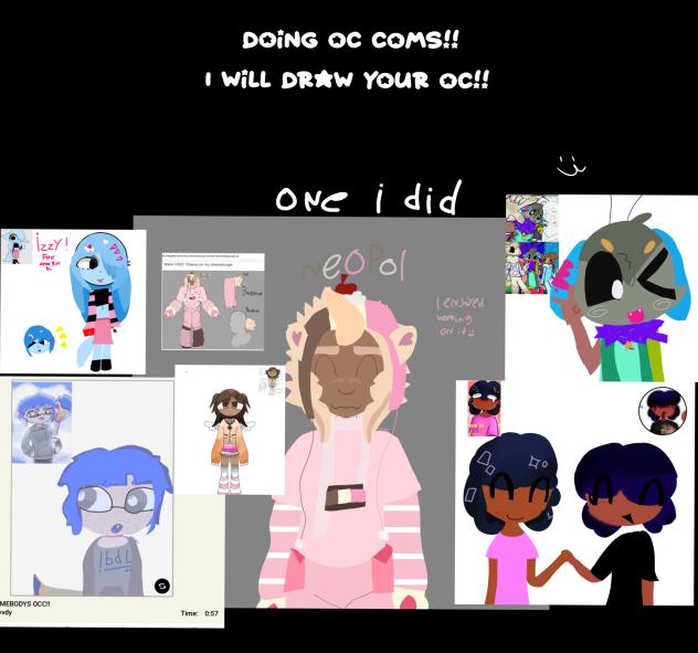 doing oc coms!!