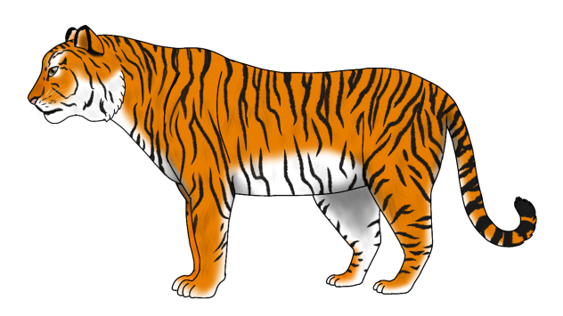 Caspian Tiger render