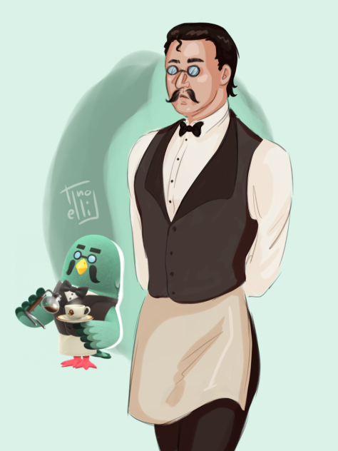 Brewster from Animal Crossing